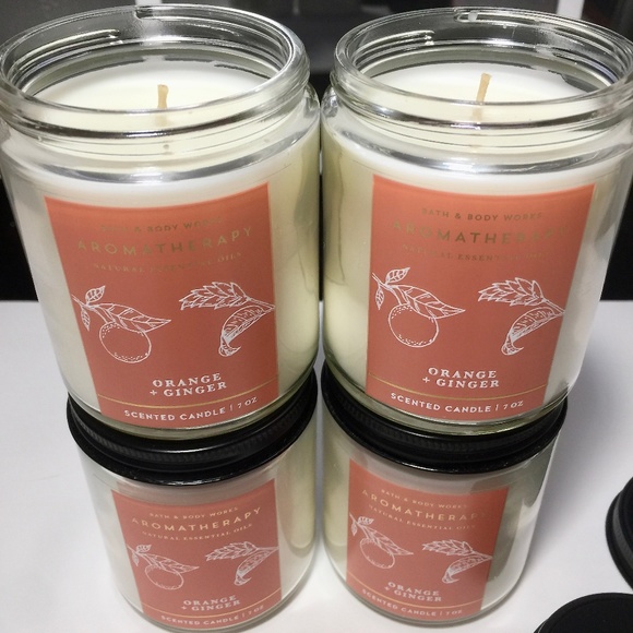 ORANGE GINGER Single Wick Candles - Picture 2 of 3